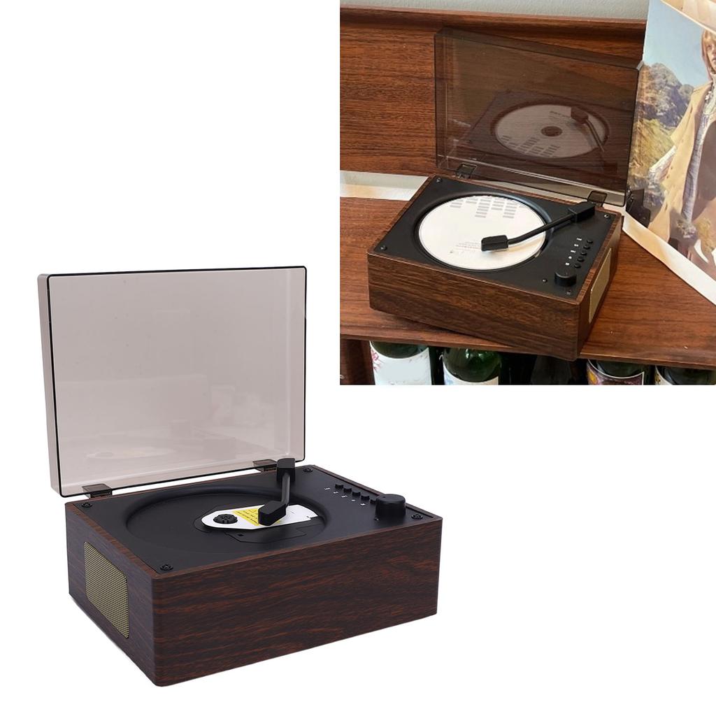 Suitcase CD Player Retro Multifunctional Clear Sound Quality with Remote Control   5.0 Portable CD Player