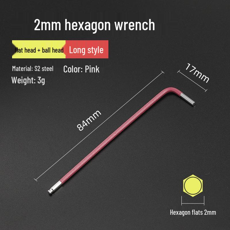 Bangyuan Industriequalität Farbiger Sechskantschlüsselsatz (1.5-10MM)