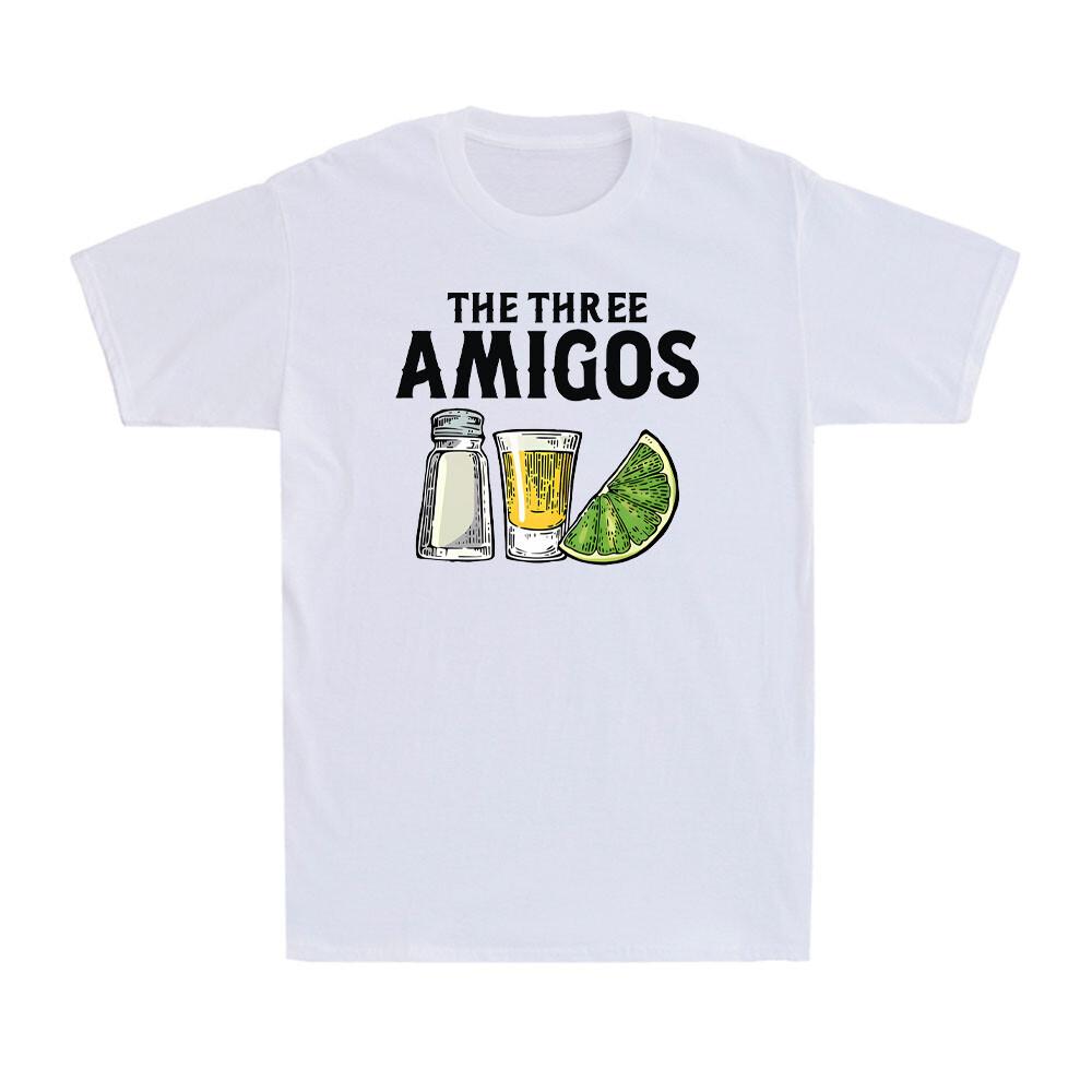 The Three Amigos Funny Lime Salt Tequila Drinking Cinco De Mayo Men s T-Shirt XXXXL