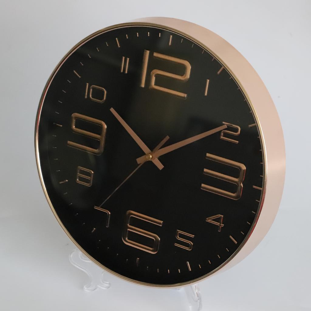 10 Inch 25CM Fashionable Home 3D Wall Clock Bedroom Living Room Simple Nordic Style Clock