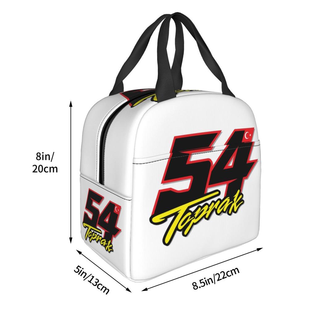 Toprak Razgatlioglu 54 Insulated Lunch Bag for Women Children Leakproof Food Boxes Thermal Lunch Box Tote