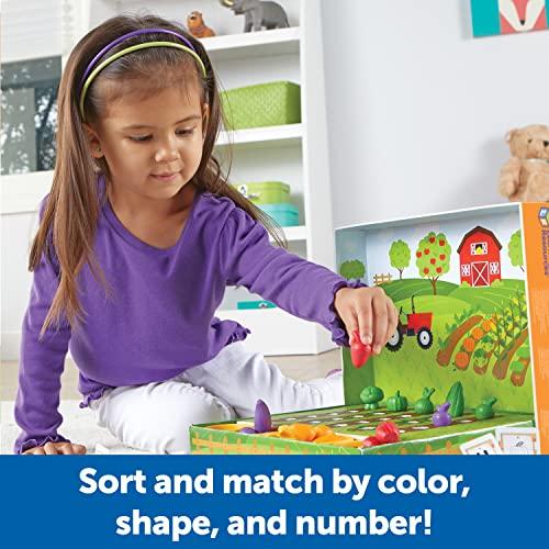Learning Resources Number Play, Number Counting, Math Vegetable Garden, LER5553, Authentic