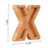 Creative Wooden Piggy Bank Twenty-Six Letter Coin Money Saving Box Storage Customized Name Wood DIY Letter Kids Money Bank Gift