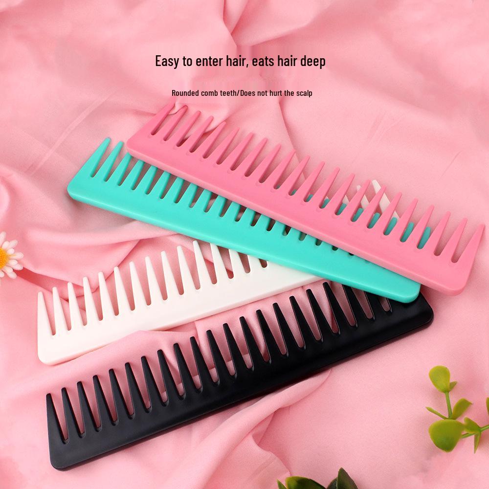 Men's Thick Wide-Tooth Comb for Texture Styling and Detangling, Wet and Dry, Large Massage Comb.