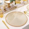 Middle East Style Woven Placemat Heat Insulation Round Dining Mat  Kitchen Supplies