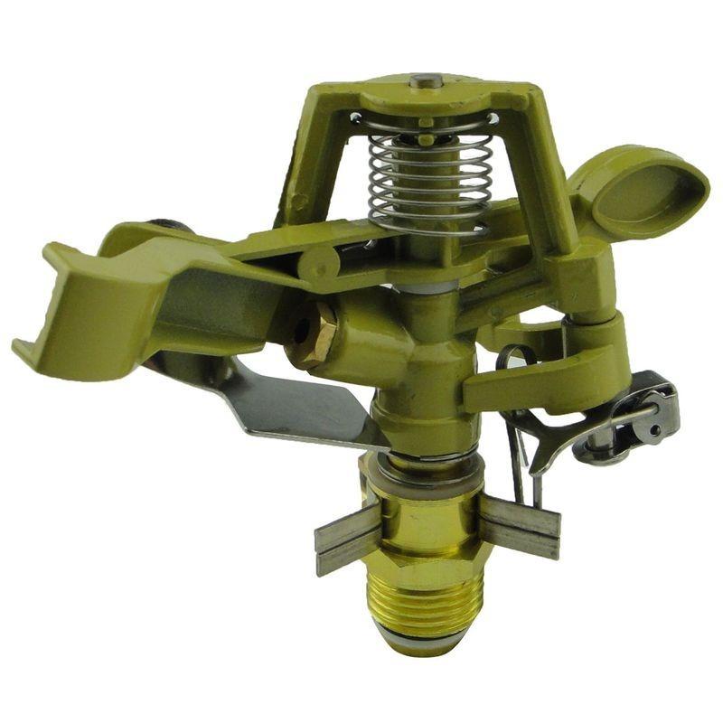 1/2 3/4 Gwint Męski Metalowy Zraszacz Pulsacyjny Stop Cynku 360° Ramię Wahliwe Dysza Rozpylająca Wodę do Szklarni Ogrodu Nawadniania