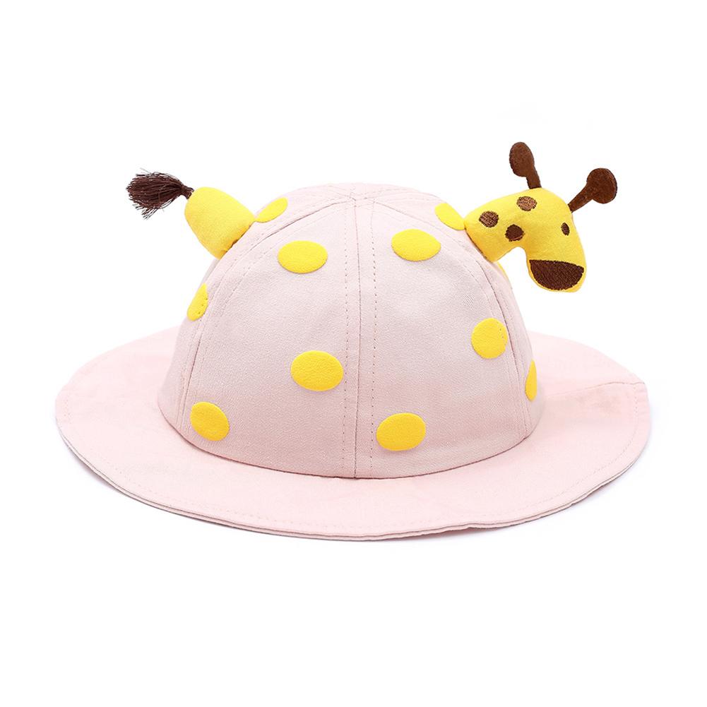 Hat Cotton Multicolor Cartoon Dot Pattern Outdoor Sunscreen Fisherman Hat