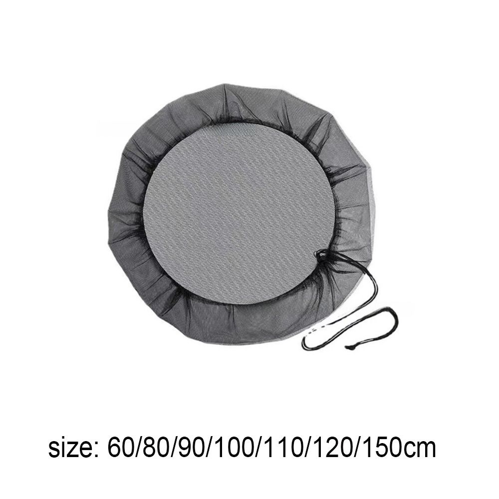 Polyester Regenton Cover Net Bladeren Val Bescherming Anti-Muggen Water Opvang Tonnen Gaas Cover Herbruikbaar