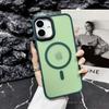 Applicable To Apple 16 Magnetic Suction Phone Case Iphone15promax Skin Matte 14 Semi-transparent Anti-fall