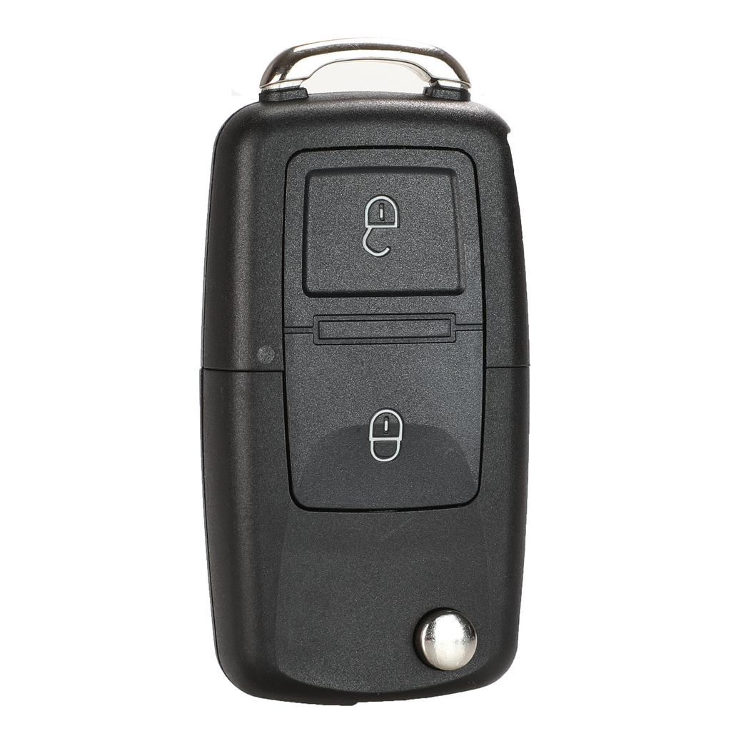 jingyuqin  2/3/4 B Folding Car Remote Key Shell Case Fob For VW Passat Polo Golf Touran Bora Ibiza Leon Octavia Fabia