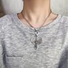Neck Chain, Angel Cross Necklace, Delicate and Niche Women's Collarbone Chain, Light Luxury Fashion Sweater Chain Accessories