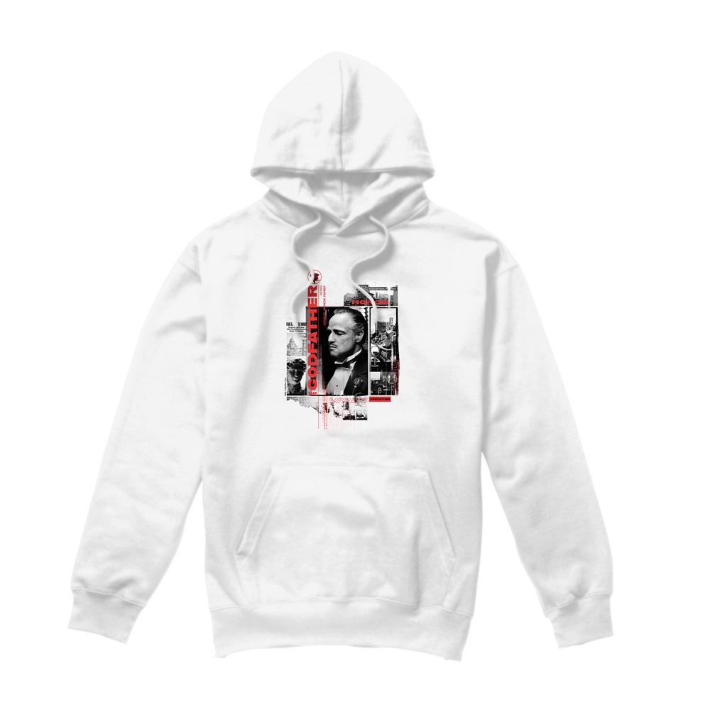 The Godfather Mens Don Vito Corleone Collage Hoodie