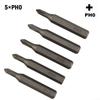 PH0000 PH000 PH00 PH0 PH1 PH2 Precision Instruments Cross Screwdriver Bits