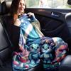 1pc Mushroom Printing Lightweight Flannel Blanket, Comfortable and Warm Blanket, for Camping Sofa Bed and Couch Office, in All Seasons