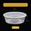 Disposable Clear Rectangular Plastic Food Containers with Lids