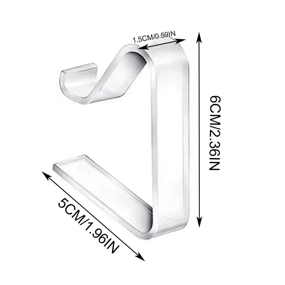 Tablecloth Clips Holders Transparent Holder Clips Windproof Table Cover Clamps For Restaurant Party Wedding Graduation
