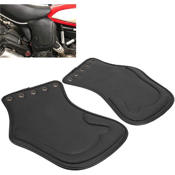 Fockety Engine Heat Shield, 2pcs Heat Shield Deflector, Heat Insulation Motorbike for Motorcycles Decorating