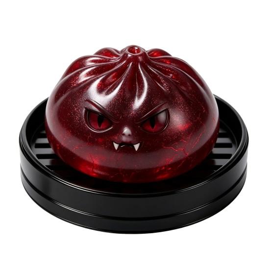 Soft Squeeze Toys Halloween Stress Relief Dumpling Toy with Steamer Glitter Ball Fidget Toy Anxiety Relieving Steamed Bun for Holiday Gift