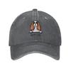 Multi Functional Fashionable Unisex HatPersonalized Cotton Peeking Dog Cavalier King Charles Spaniel Baseball Cap For Men Women