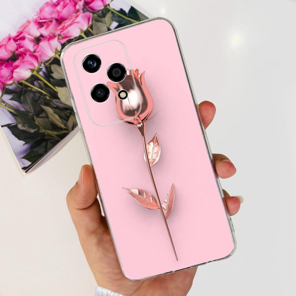 Flower Butterfly Women Fashion Back Cover For Huawei Honor 200 Lite Honor 200 Pro Phone Funda Transparent Soft TPU Honor200 Etui