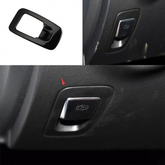 Cover Trim Handbrake Brake Handle For Benz C-Class W205 2015- Bright Black