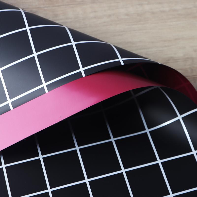 20Pcs Waterproof Floral Wrapping Paper Double Sided Elegant Letter Printed Bouquet Packing Material Bouquet Wrapping Paper