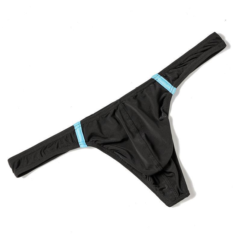 Men's Ice Silk Low-Waist T-Back Underwear - Stylish, Comfortable, Sexy Summer Wear