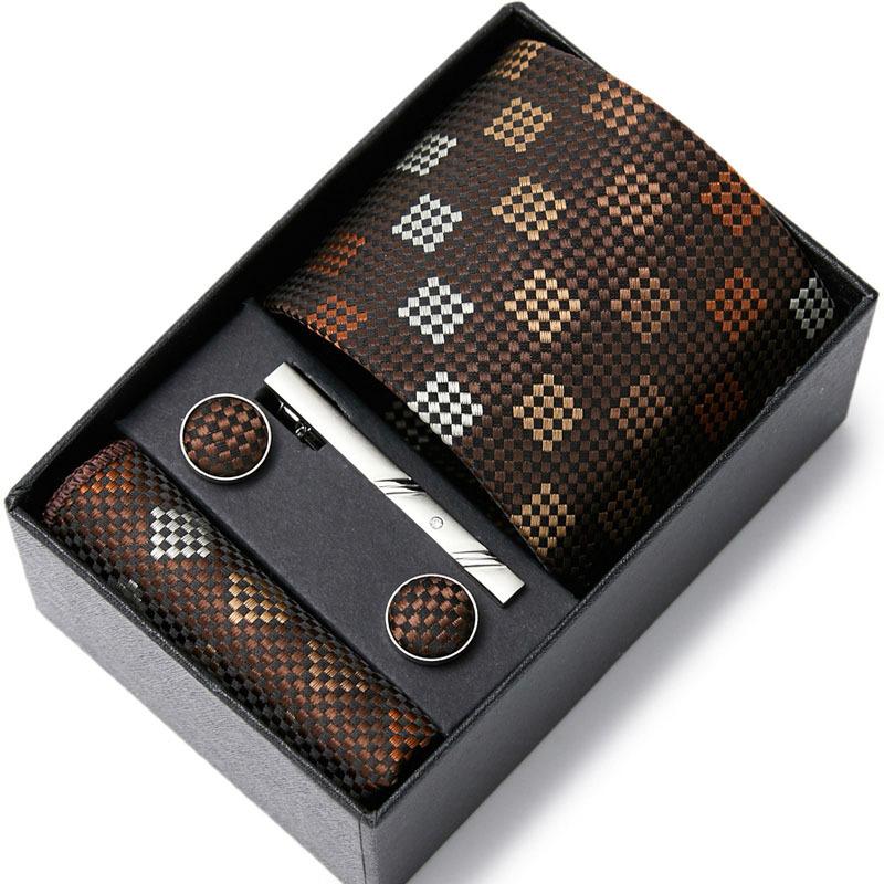 Nouvelle Cravate pour Homme Six Pièces Affaires Mariage Cravate pour Homme