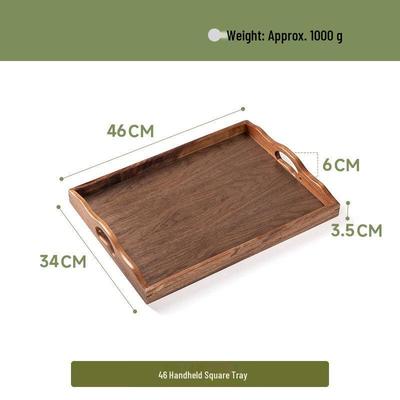 Plateau de service en bois de noyer ZISIZ