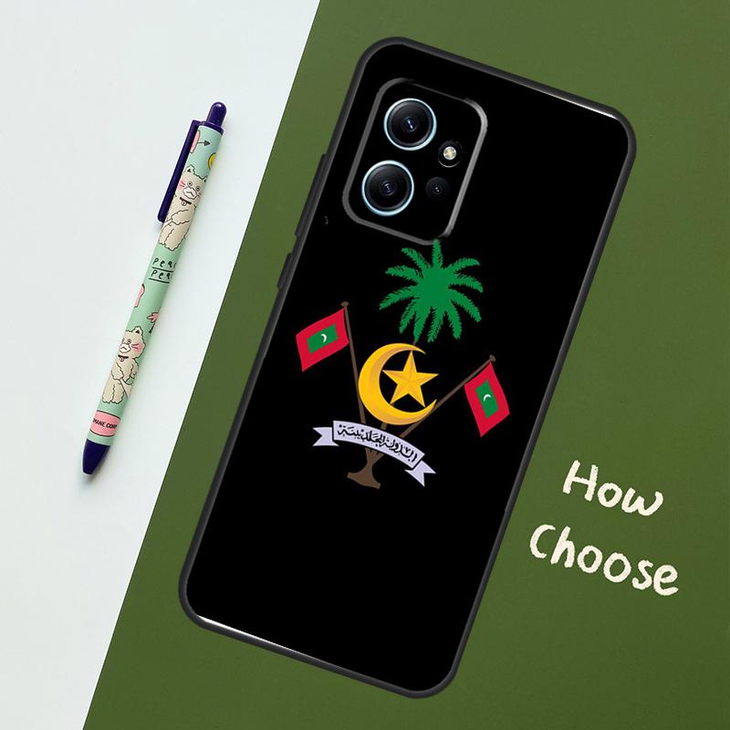 Maldives Passport For Xiaomi Redmi Note 12S 11S 10S 9S Note 12 8 9 10 11 Pro Phone Case For Redmi 12 9 C 10C