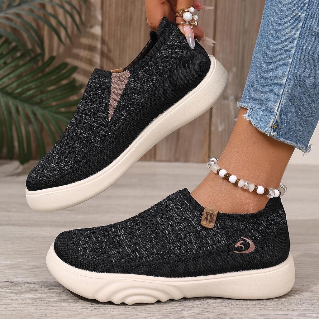 Fashion 2025 Summer New Casual Women's Shoes Soft Bottom Comfortable Breathable Flat Shoes Outdoor Ladies Shoes