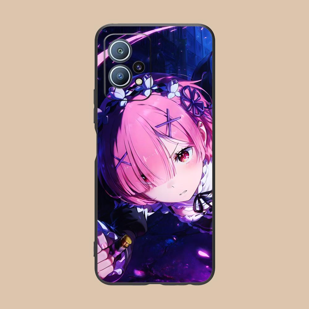 ReZero Ram Waifu Mobile Phone Case for Huawei P60 P50 P40 P30 P20 P10 P9 P8 Pro Lite Plus Colorful Printing Cover Cover Pretty