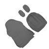 Gaming Chair Cover Pure Color Breathable Polyester High Resilience Office Chair Slipcover with Armrest Cover for Home