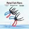 Octopus Clip Fish Gripper Pliers - Metal Fish Holding Gadget for Fishing