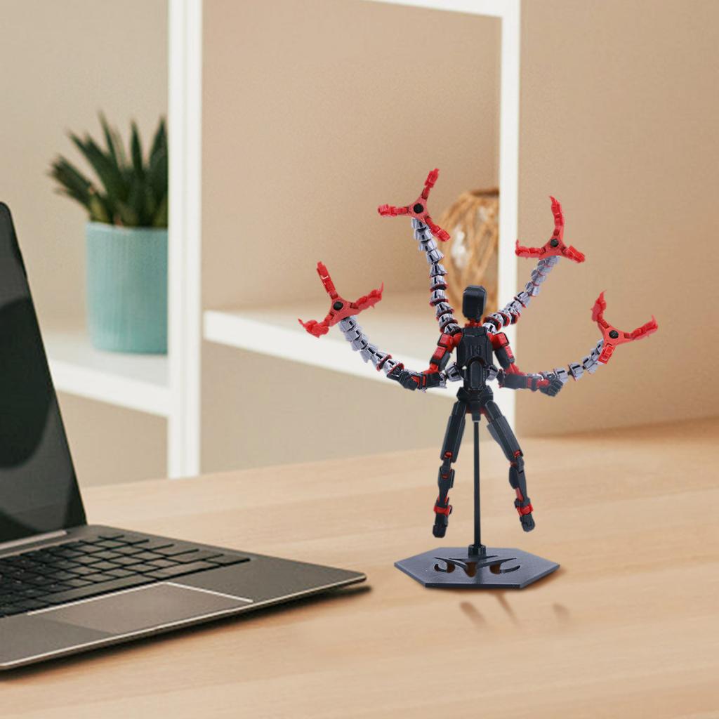 Mobile Doll Set, 3D Printed Titan Robot Mobile Doll, Posable Mobile Doll, Suitable For Collectors, Desktop Decoration