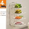 Foldable Kitchen Preparation & Storage Rack