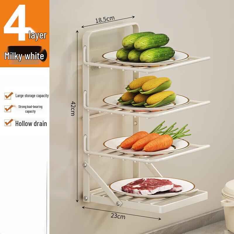 Foldable Kitchen Preparation & Storage Rack