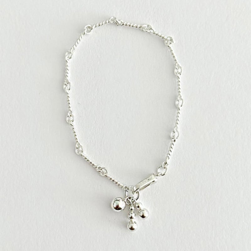 NUDOOR Twist Chain Tassel Bracelet