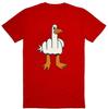 Unisexs Funny T-Shirt Rude Seagull Design Regular Fit Cotton Tee Unisex Unisex Print Cartoon Graphic Cotton T Shirts Breathable Workout