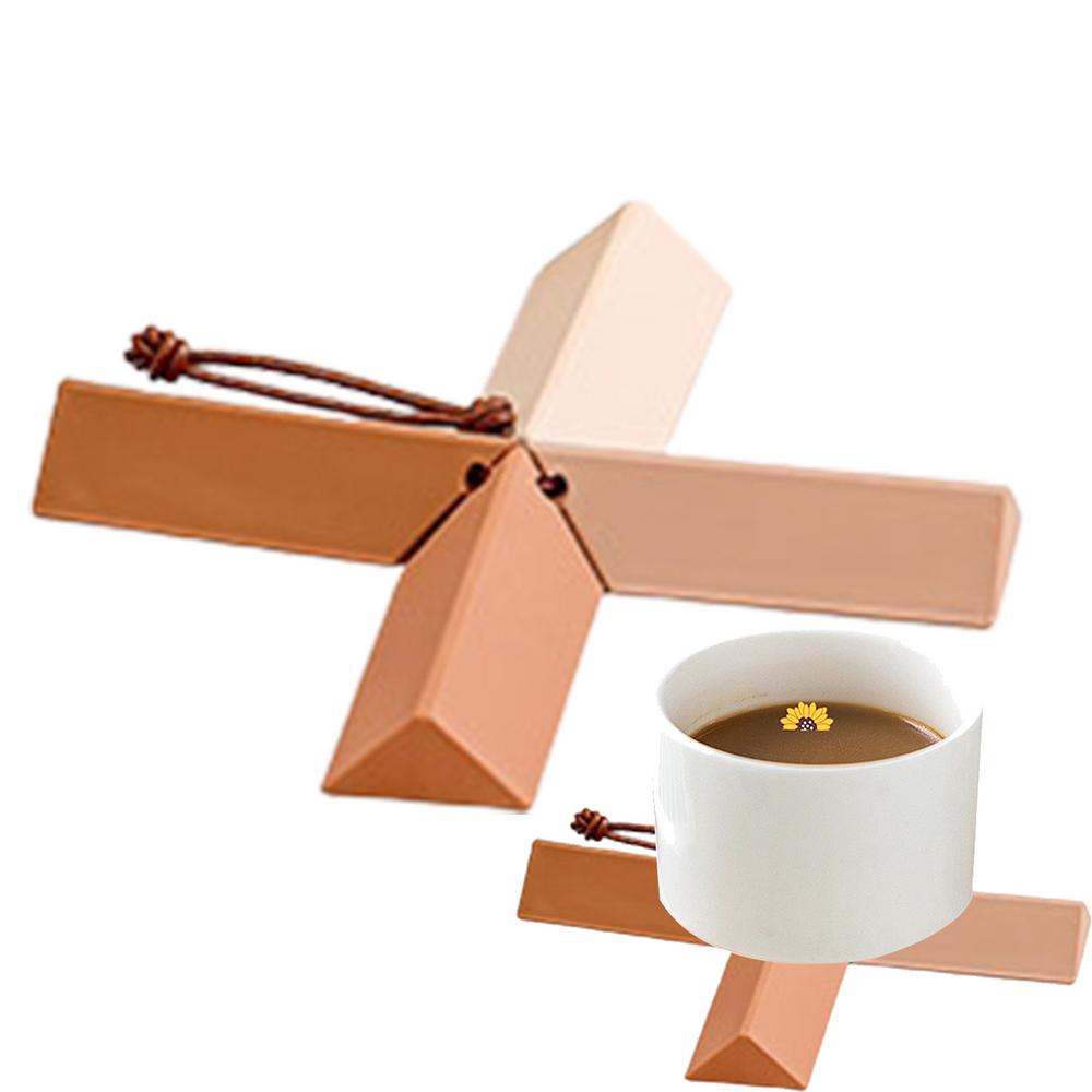 

Heat Resistant Trivets Non-slip Pot Mat For Restaurant Table Foldable Hot Pads For Countertops High-Efficiency Insulation