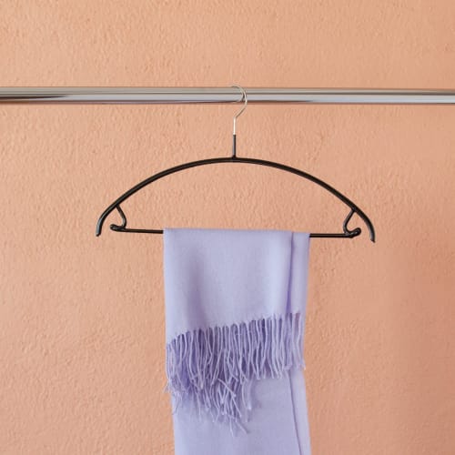 MAWA German No-Slip Hangers, Universal 42U, for Setups, Medium Size, Black, Set of 20, 10-Year Warranty