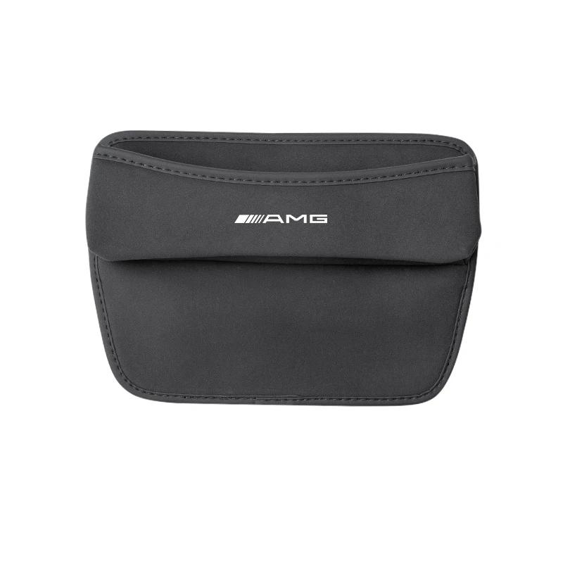 

GLC GLB Car Seat Side Gap Storage Box Card Key Organizer Bag For Mercedes Benz AMG GLE GLS CLS GLC CLA GLA GLK ML C197 R231 W16