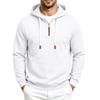 Heren S Half-ritssluiting Hoodie Sweatshirt Effen Kleur Casual Lange Mouwen Pullover