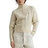 Polo Ralph Lauren Loose Fit Mock Neck Half Zip Long Sleeve Sweater Women sweater WMPOSWENC021316-100