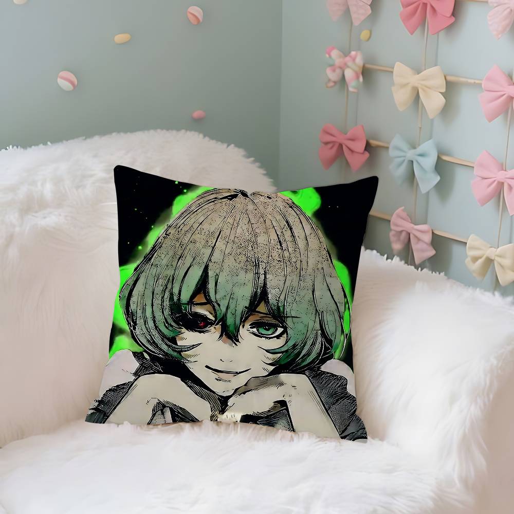 AnimeYYoshimuras Case Plush Fabric Soft Pillowcase Double Sided Print Cushion Cover Household Gifts