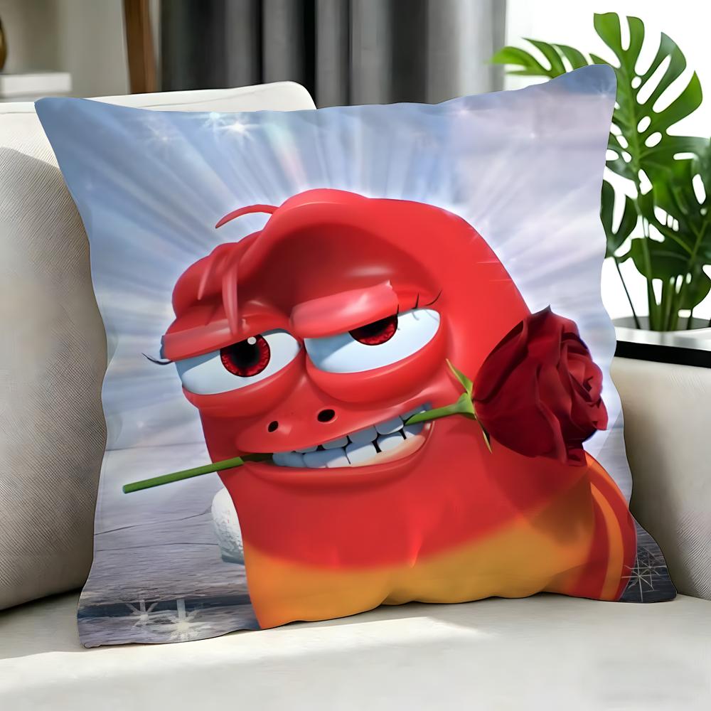 cartoon Larva Cushion Cover Cushion Cover Set Pcs x x x Pillowcase Decorative Sofa Home Decor