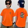 2026 New Pure Cotton Short Sleeve T-shirt for Boys - Trendy Summer Top for Kids