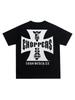 Unisex's Letter & Cross Print Round Neck T-Shirt