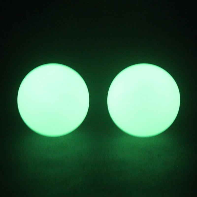 2 Stück Leuchtende Rollhockey-Pucks für Nacht-Hockeyspiel-Training Übung Street Hockey Bälle Leuchten im Dunkeln Eishockey-Bälle