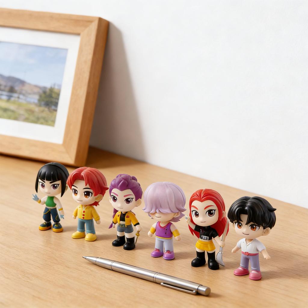 Non-movable Doll Collection Version Scale Doll Desktop Ornaments